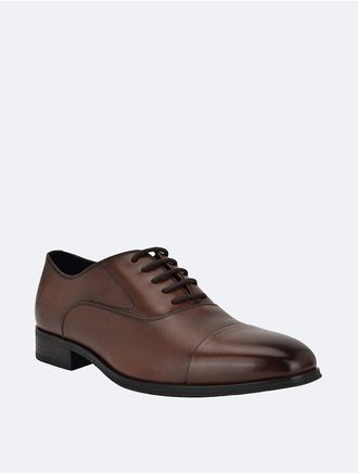 Calvin Klein Mens Mens Drew Dress Shoe - Brown - 10H