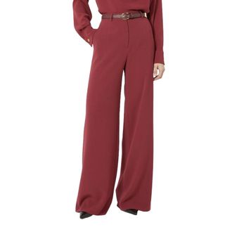 Max Mara Dames, Broeken, Rood, Maat: 2XS