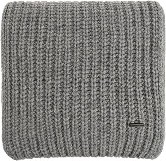 Dsquared2 Wol sjaal met ingenaaid logo - Heren - Wintersjaals - Grijs - ONE Size - Wol - Accessoires