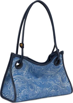 Etro Borsa tote Eyes denim piccola - Blu