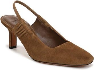 Vince Ven Leather Slingback Pump in Elmwood at Nordstrom, Size 7.5