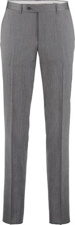 Canali Stretch wollen broek - Heren - Nette broeken - Grijs - XL - Wol - Broeken