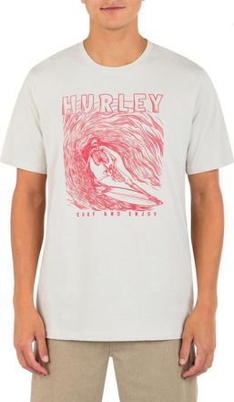 Hurley Surfing Skelly Graphic T-Shirt in Bone at Nordstrom Rack, Size Medium
