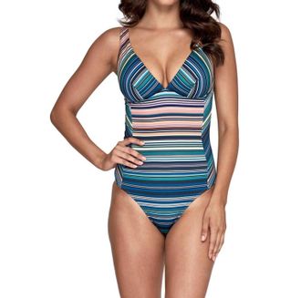 Jets By Jessika Allen Dd/e Cup Underwire One Piece Swimsuit In Australia Spectrum