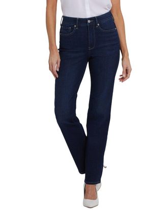 NYDJ Nydj Petite Marilyn Midnight Breeze Straight Leg Jean