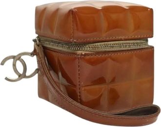 Chanel Pre-owned Vintage Clutch - Dames - Vintage Clutch - Bruin - ONE Size - Vintage