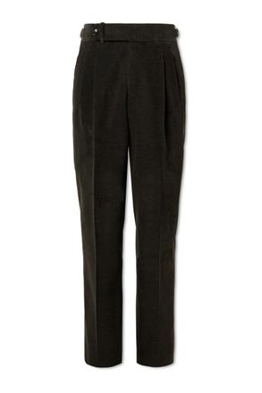 Purdey Straight-Leg Cotton-Corduroy Trousers