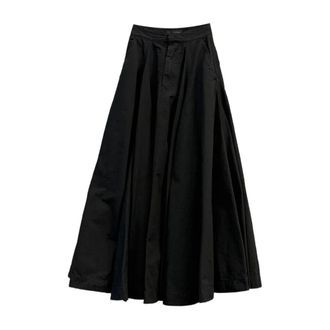 Balenciaga Godet Maxi Rok - Dames - Rokken - Zwart - Maat: XS Zijde