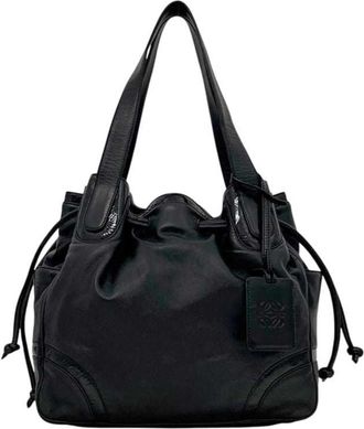 Loewe Black Leather Tote Bag (Pre-Owned)
