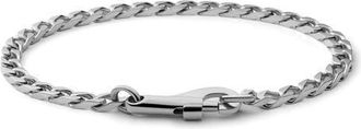 Miansai Mens Snap Chain Bracelet in Sterling Silver/Polished at Nordstrom, Size Medium