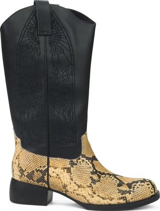 Who Decides War by Ev Bravado MULTICOLOR WESTBOUND BOOTS