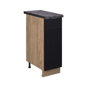 Vicco Armario De Farmacia Fame-line, Rayas Negras, 30 Cm, Et Antracita, Vicco