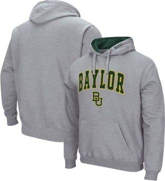 Colosseum Mens Colosseum Heather Gray Baylor Bears Arch & Logo 3.0 Pullover Hoodie at Nordstrom, Size Xx-Large