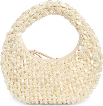 Staud Reef Beaded Bag in Cream at Nordstrom