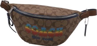 Coach Waist Bag in Brown Nylon Canvas