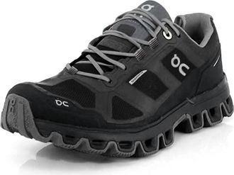 On Womens Cloudventure Waterproof Running Shoe In Black/graphite
