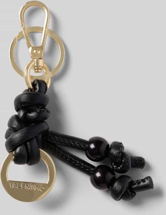 Valentino Handbags Schl&uuml;sselanh&auml;nger mit Ziersteinbesatz Modell Eloura in Black, Gr&ouml;&szlig;e 1