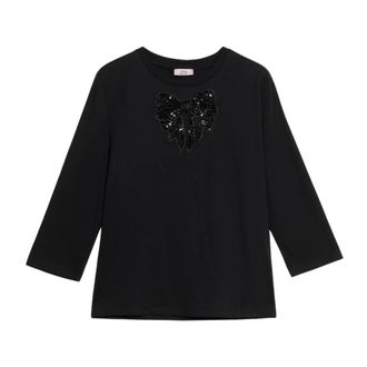 Oltre Donna, Top, Nero, XL, new