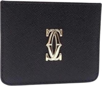 Cartier Pre-owned Wallets, female, Black, Size: ONE SIZE Pre-owned Card Case