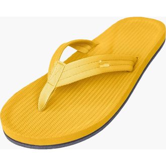 indosole Responsibly-Made Tire Sole Easy Living Flip Flops in Jamu at Nordstrom, Size 12