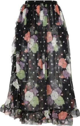 Etro Etro Womens Silk Skirt - Black - Size EU 38 (Womens)