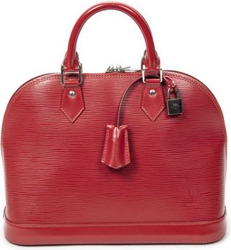 Louis Vuitton Pre-owned Womens Alma PM Handbag - Red - One Size
