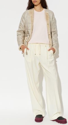 Moncler Reversible Jacket Tipule, Womens, Cream