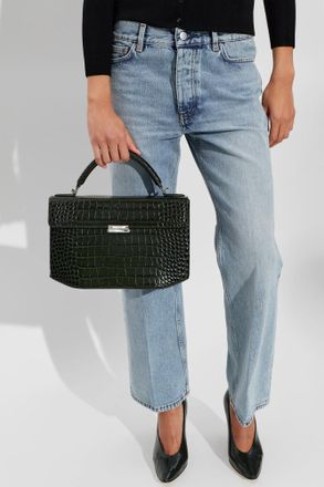 Toteme Leather Handbag, Womens, Green