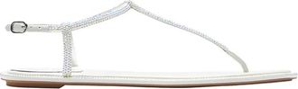 Rene Caovilla Diana Sandal - Dames - Sandalen - Wit - 37 EU - Leer - Schoenen