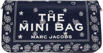 Marc Jacobs Blue Logo Mini Crossbody Bag