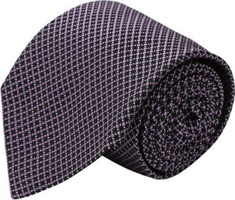 Destin Elegante Zijden Stropdas voor Heren - Heren - Stropdassen - Paars - ONE Size - Accessoires