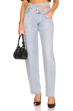 A Gold E Broken Waistband Jeans In Sideline