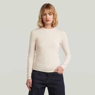 G-Star Crew Slim T-Shirt - Wit - Dames