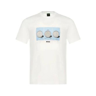 HUGO BOSS Hugo, T-Shirts, male, White, Size: 3XL T-shirt Boss