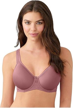 Wacoal Basic Beauty Spacer Underwire T-Shirt Bra 853192 Womens Bra Rose Brown : 40DDD, Microfiber/Mesh/Nylon
