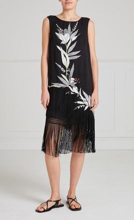 Temperley London Madeline Mini Dress in Black at Nordstrom, Size 8