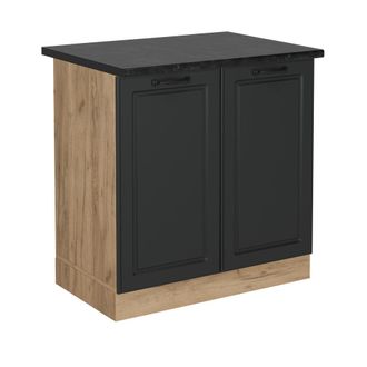 Vicco Armario Bajo Para Fregadero R-line, Antracita Casa De Campo, 80 Cm, Et Antracita Vicco