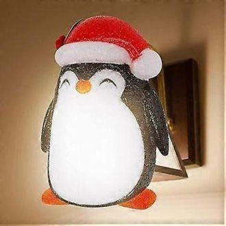 OEM Cubierta Para Luz De Porche Navide&ntilde;a Happy Trees, Decoraci&oacute;n Navide&ntilde;a De Exterior Con Forma De Ping&uuml;ino, Ideal Para Iluminar El Porche Durante Las Fie