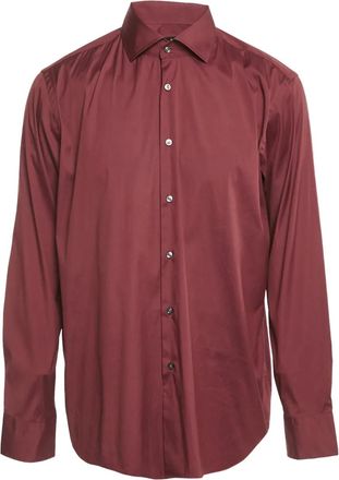 BOSS Camicia borgogna - Rosso