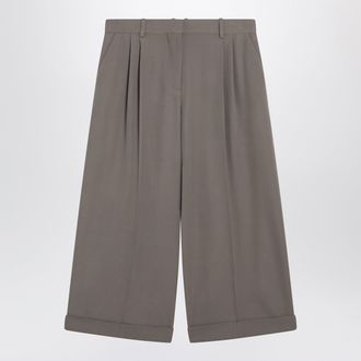 The Row Dust cropped wool trousers