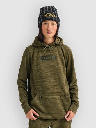 Burton Oak Long Felpa con Cappuccio verde
