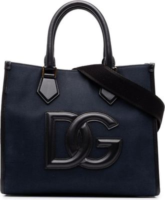 Dolce & Gabbana Pre-owned Dolce and Gabbana Canvas DG Logo Shopper Tote Ladies UALELMKVAG8PJ42N