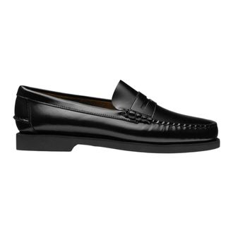 Sebago Heren, Schoenen, Zwart, Maat: 41 1/2 EU Leer