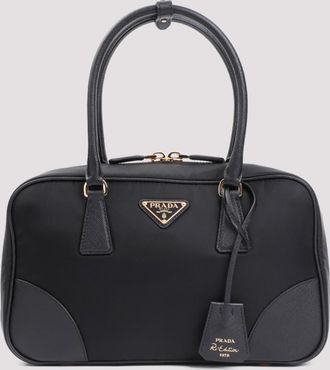 Prada Black Bauletto Re-edition 1978 Satchel