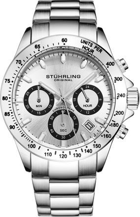 Stührling Mens Quartz Chronograph Date Watch