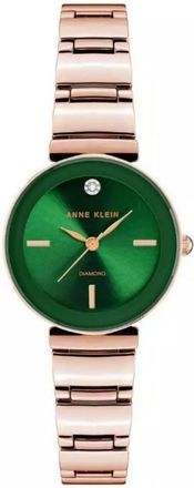 Anne Klein Womens Accented Green Dial Watch