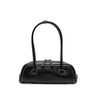 Margesherwood Contrast-stitch Logo-embossed Tote Bag