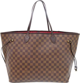 Louis Vuitton Brown Damier Canvas Ebene Damier Canvas Tote Bag (Pre-Owned)