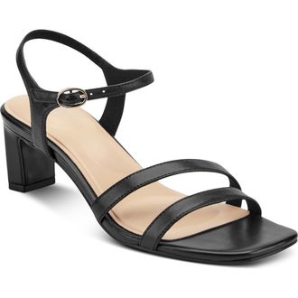 Rockport Teddy Ankle Strap Sandal in Black at Nordstrom, Size 5.5