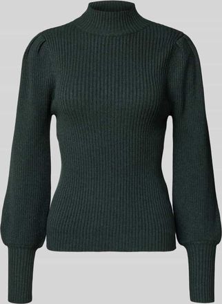 Only Regular Fit Strickpullover aus Viskose-Mix Modell KATIA in Dunkelgruen, Größe XL